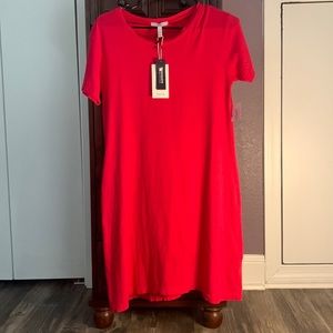 Joie Joplyn TShirt Dress in Hibiscus